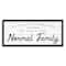 Stupell Industries Nice Normal Family Phrase Funny Motivational Phrase Framed Wall Art